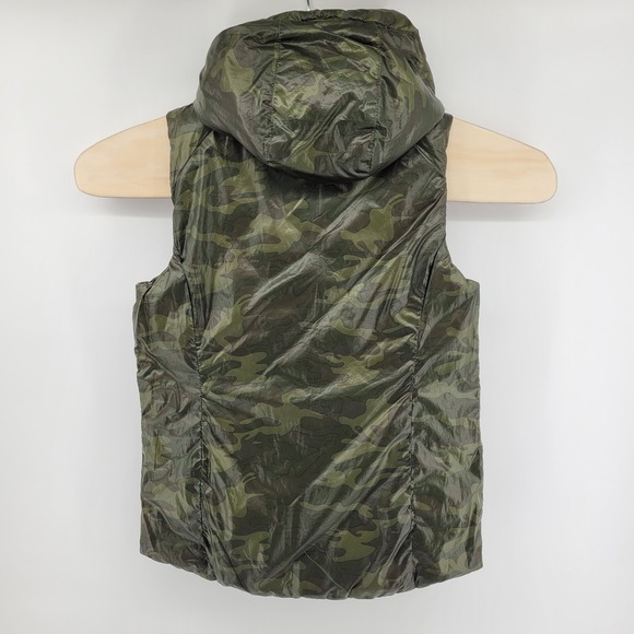 Gerry Womens Small Quilted Duck Down Vest Hooded‎ Reversible - Picture 6 of 10